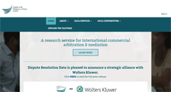 Desktop Screenshot of disputeresolutiondata.com